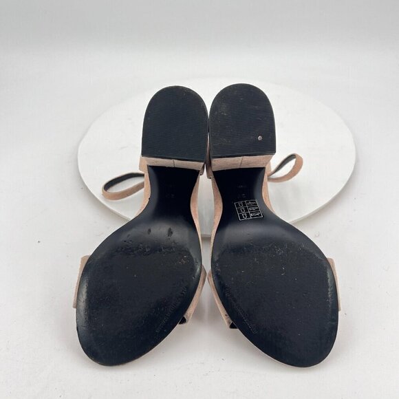 Alexander Wang Women Size EU 36 US 6 Tan Suede Abby Ankle Strap Heel Shoes - Picture 9 of 15
